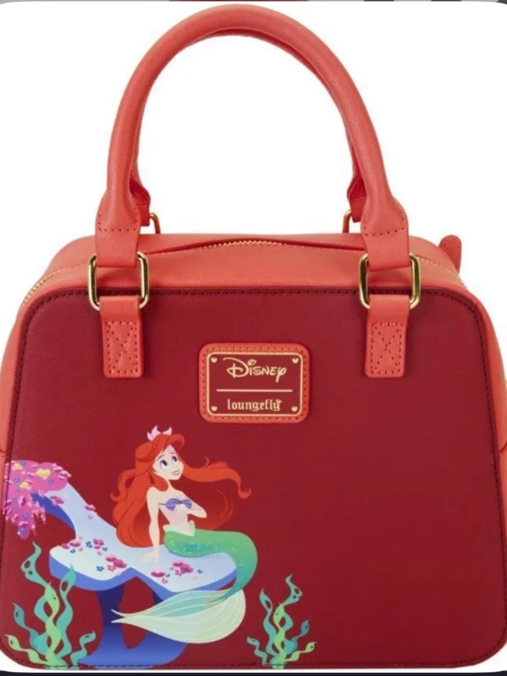 RARE DISNEY The Little Mermaid Ariel Cosplay Crossbody Bag Loungefly